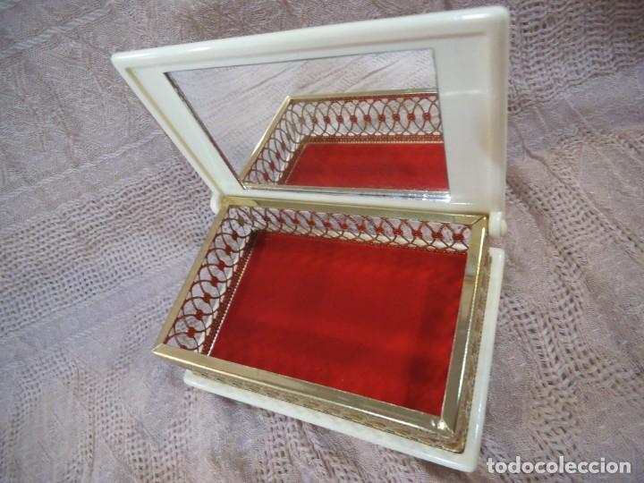 Vintage: JOYERO BEIGE - REJILLA RECTANGULAR. P - Foto 5