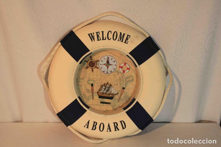 Vintage: RELOJ PARED SALVAVIDAS - Foto 1