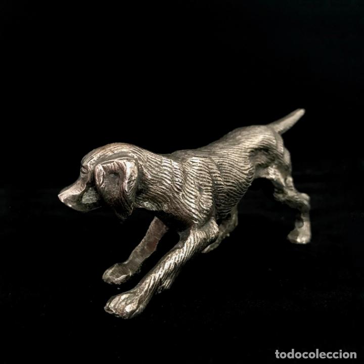 Vintage: Perro em metal plateado - Foto 2