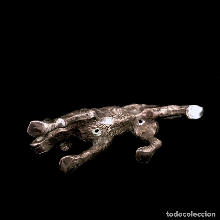Vintage: Perro em metal plateado - Foto 3