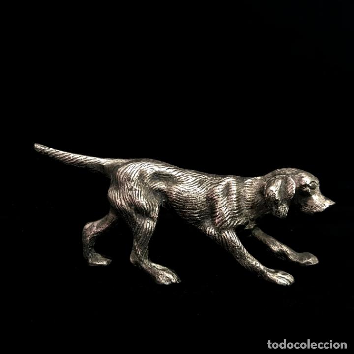 Vintage: Perro em metal plateado - Foto 1