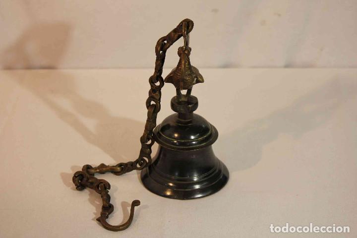 Vintage: CAMPANA METALICA PAJARO - Foto 6