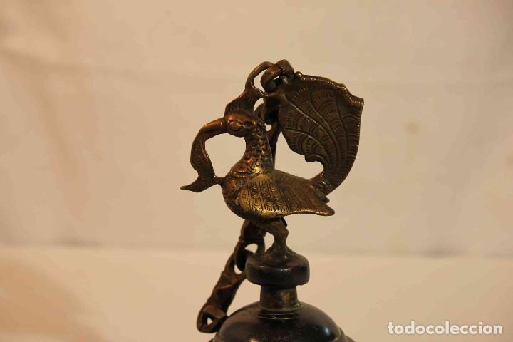 Vintage: CAMPANA METALICA PAJARO - Foto 7