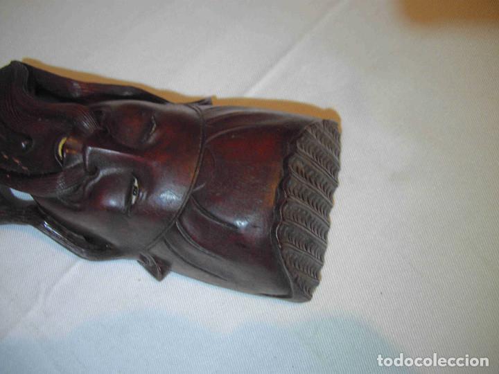 Vintage: MASCARA ORIENTAL TALLA MADERA B - Foto 5