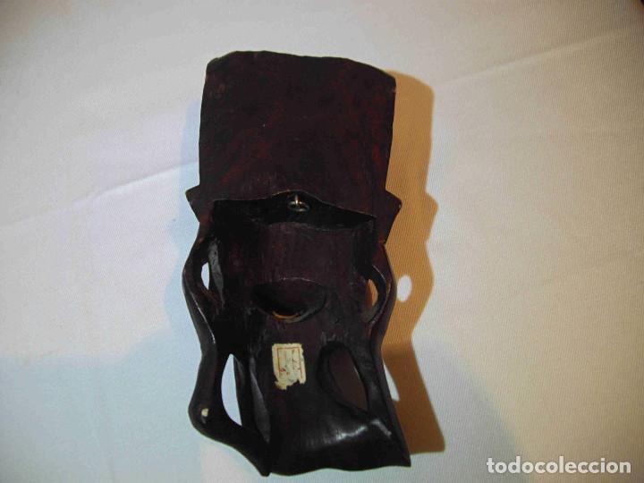 Vintage: MASCARA ORIENTAL TALLA MADERA B - Foto 6