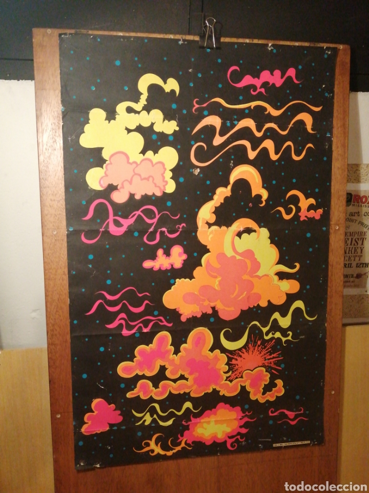 Vintage: Poster. Clouds. Roberta Bell. Third Eye. A&ntilde;o 1967. Original. NY. 53,5 x 83,5 cm.