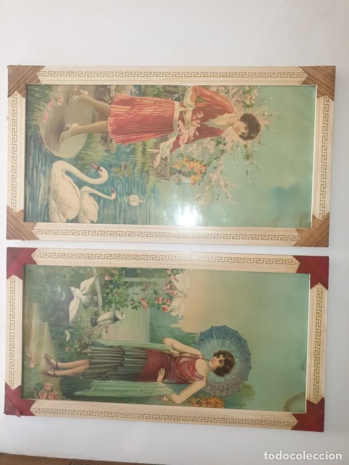 Vintage: 2 BONITOS CUADROS - Foto 9