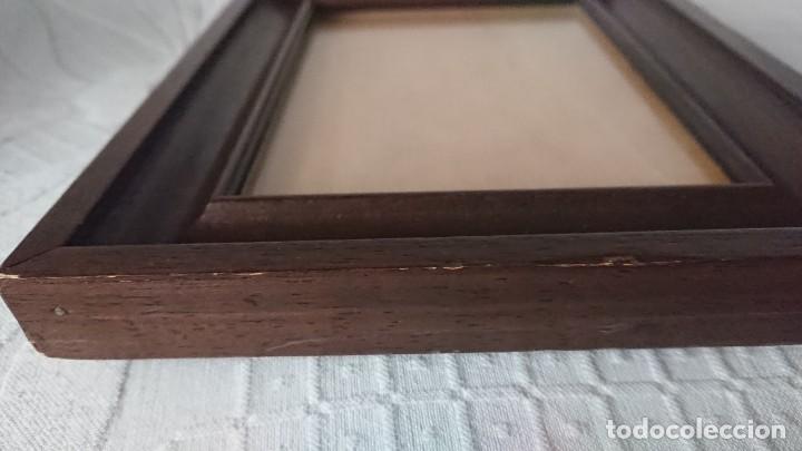 marco de madera con paspartú para colgar años 7 - Compra venta en  todocoleccion