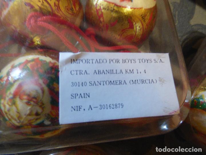 Vintage: Bolas de Navidad.Papel matxe. - Foto 3