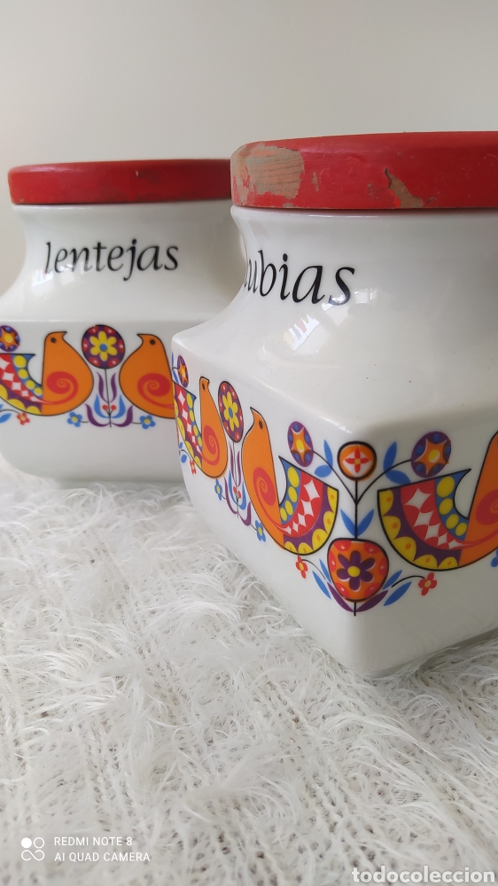 Vintage: Bonitos Botes Potes de Cocina - Foto 3