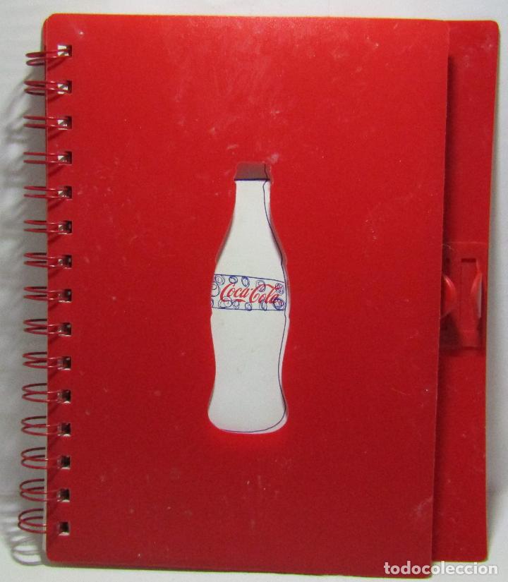 Vintage: AGENDA PLASTICO DE COCA-COLA - LE FALTA EL BOLI