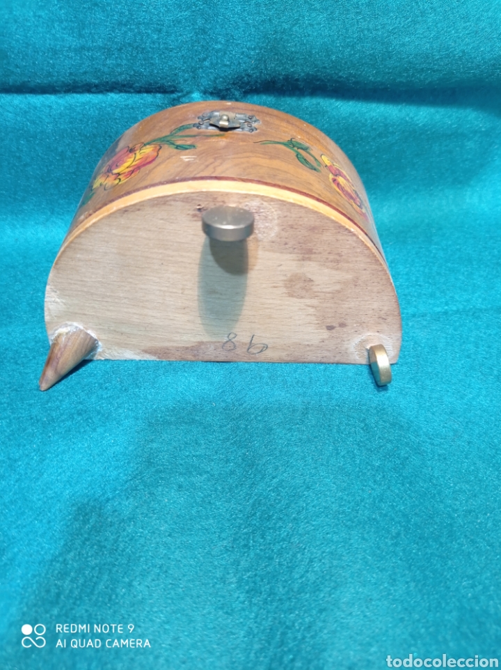 Vintage: ANTIGUO JOYERO MADERA DECORADA MALLORCA - Foto 3