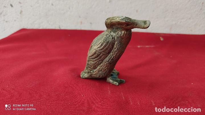 Vintage: peque&ntilde;o pato de alpaca - Foto 1