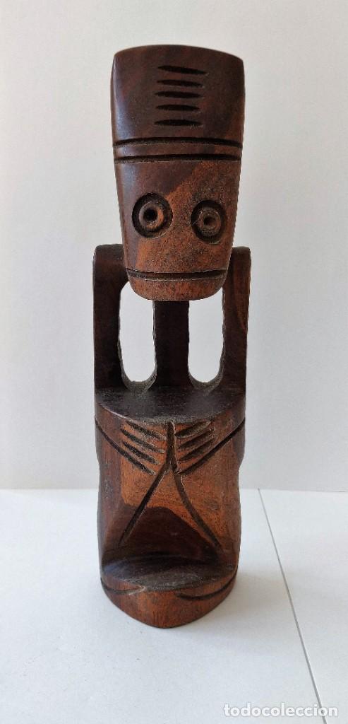 Vintage: Figura de madera - Foto 1