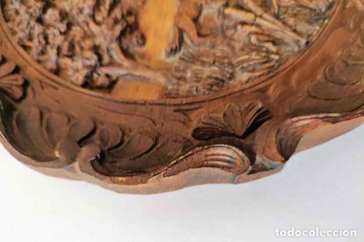 Vintage: Cuadro de madera tallada - Foto 5
