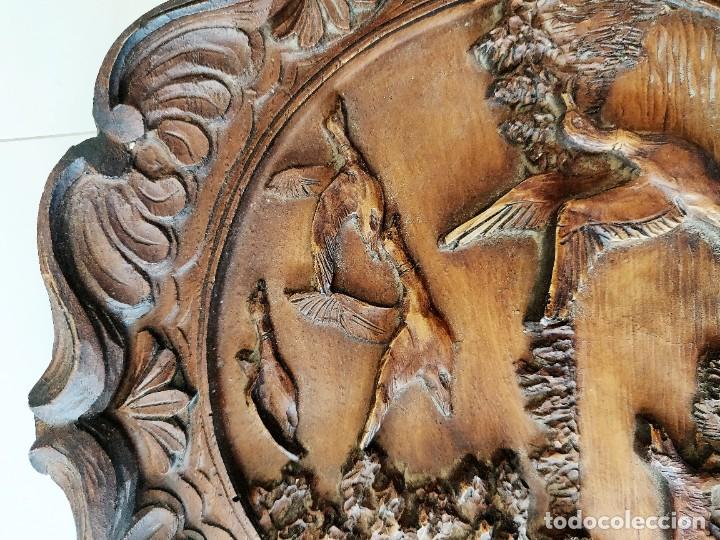 Vintage: Cuadro de madera tallada - Foto 6