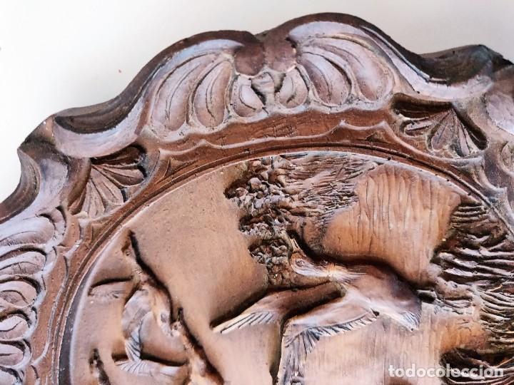 Vintage: Cuadro de madera tallada - Foto 7
