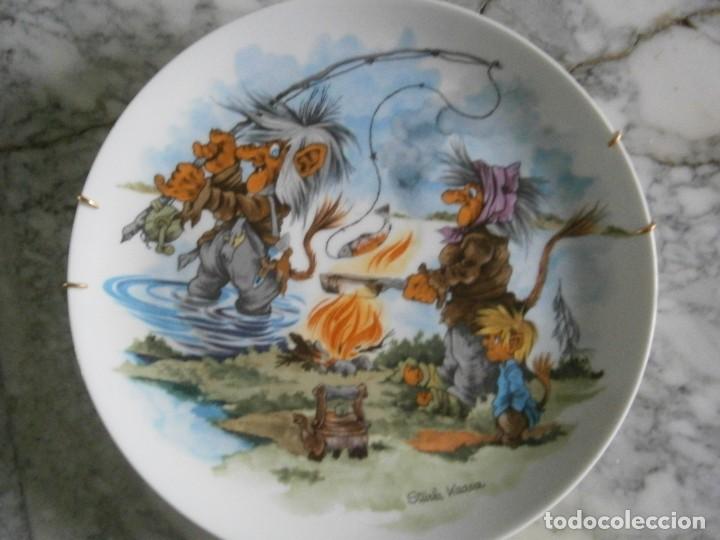 Vintage: PRECIOSO PLATO DE STURLA KAASA, L.T. PRODUKTE, NORGE (UNICO EN TC)
