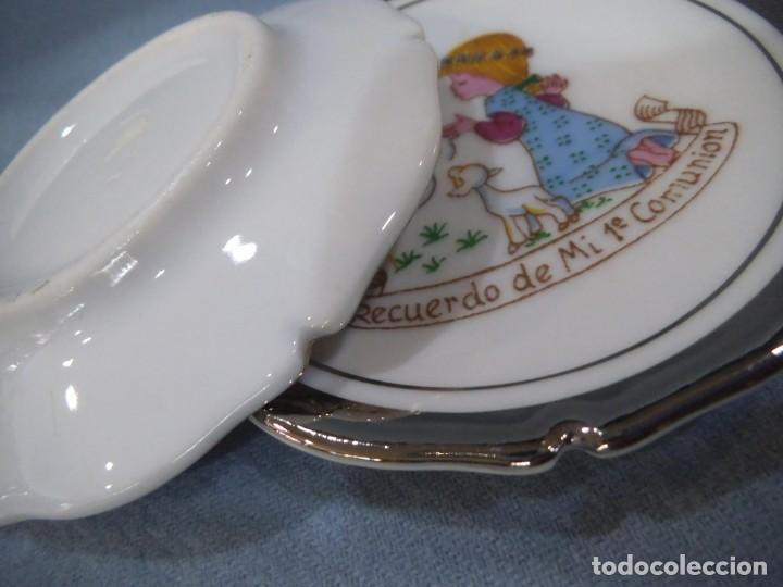 Vintage: DOS PLATOS ( comuni&oacute;n ) plata - Foto 4