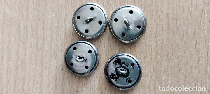 Vintage: lote de 4 botones de metal - Foto 3