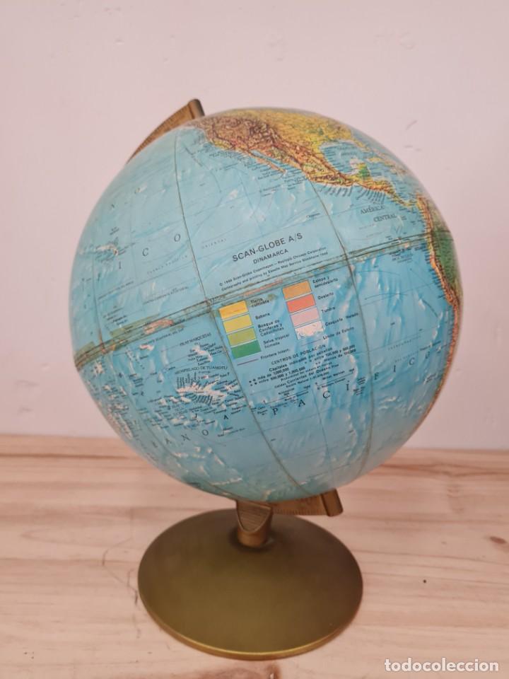 Vintage: Globo terr&aacute;queo scan-globe Dinamarca - Foto 2