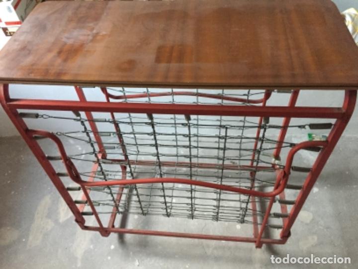 Vintage: Cama plegable vintage a&ntilde;os 60-70 de 95cm