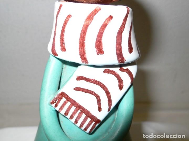 Vintage: FIGURA DE BARRO COCIDO ESMALTADO - Foto 5