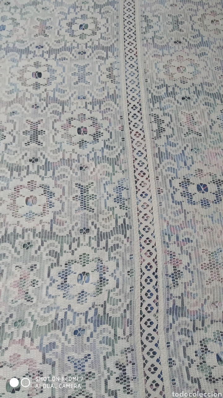 Vintage: Colcha encaje mec&aacute;nico - Foto 5