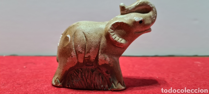 Vintage: Curiosa Figura de Elefante. - Foto 3