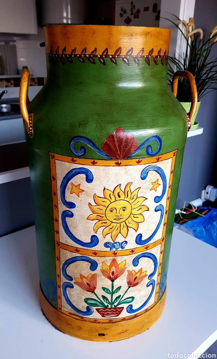 Vintage: C&aacute;ntara de Leche Decorada - Foto 5