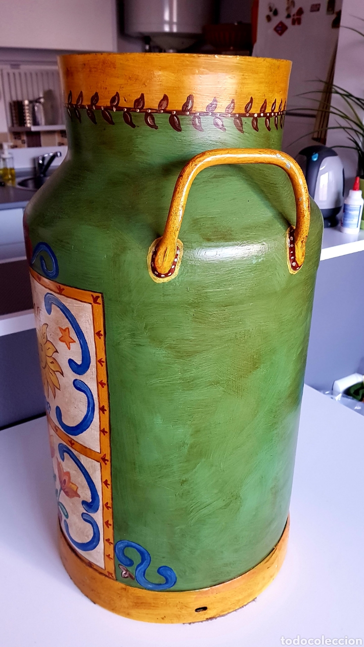 Vintage: C&aacute;ntara de Leche Decorada - Foto 6