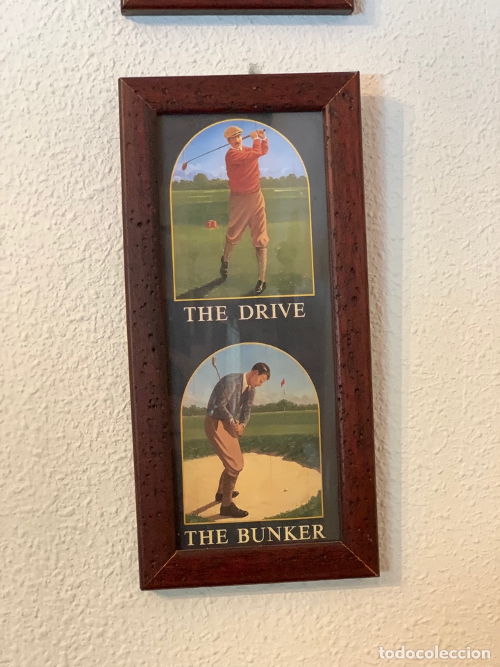 Vintage: Dos cuadritos de golf - Foto 2