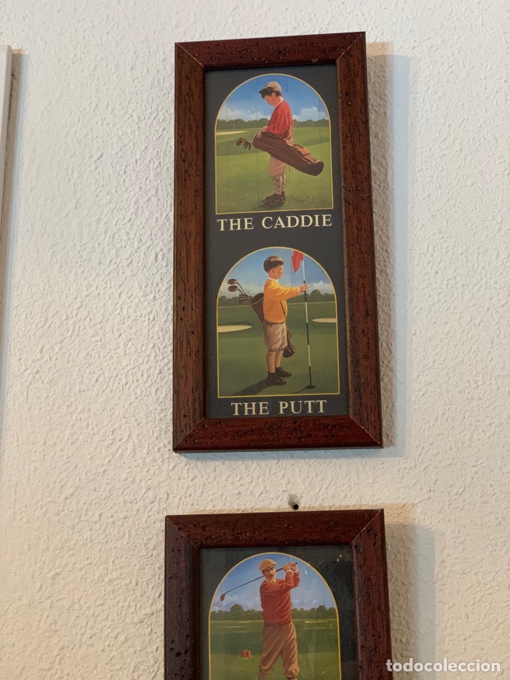 Vintage: Dos cuadritos de golf - Foto 1