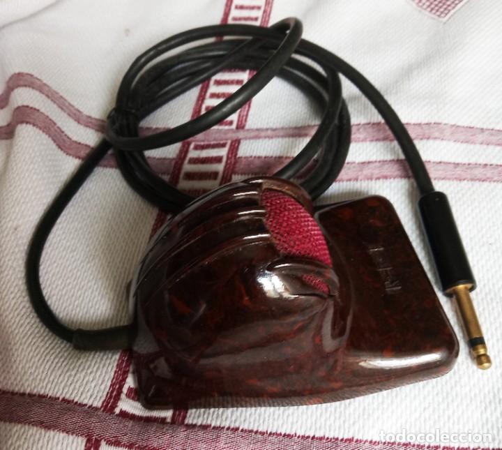 Vintage: Micr&oacute;fono antiguo bakelita - Foto 7