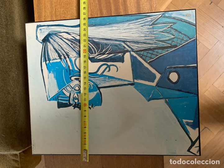 Vintage: Cuadro tabla Picasso azul - Foto 2
