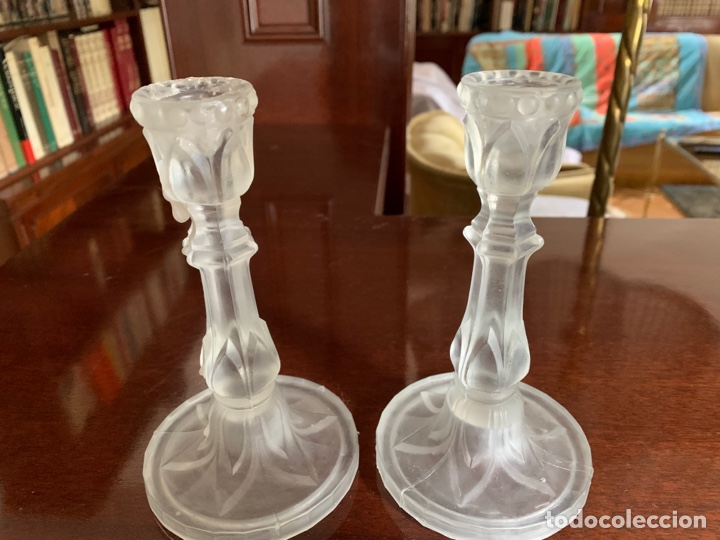 Vintage: Candelabros cristal - Foto 1