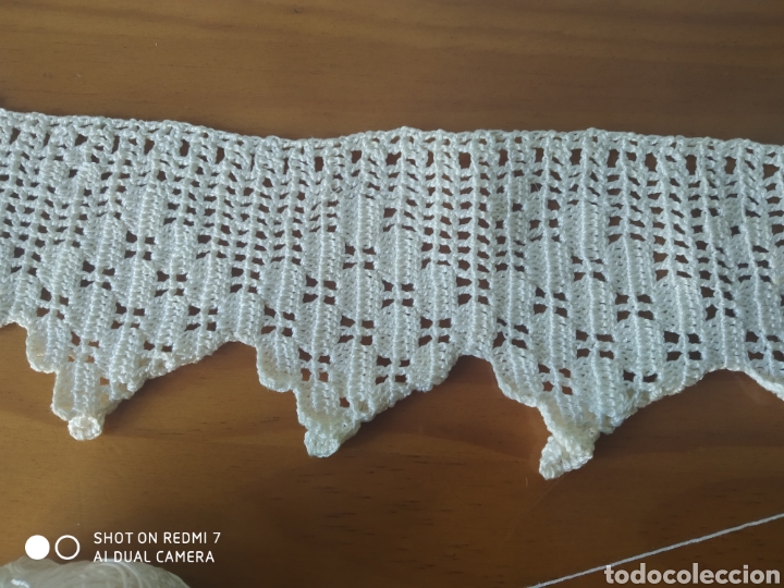 Vintage: Puntilla ganchillo crochet - Foto 2