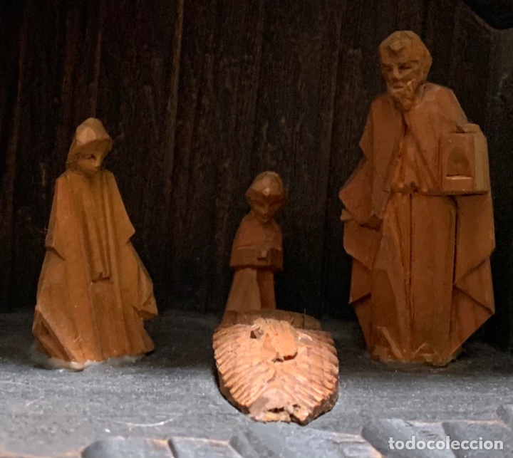 Vintage: Belen de madera - Foto 5