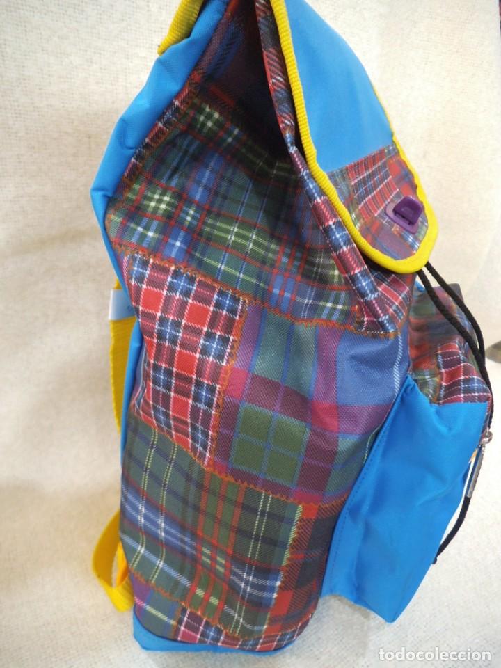 Vintage: MOCHILA - INFANT&Iacute;L ( SOLAPA AZUL ) - Foto 2