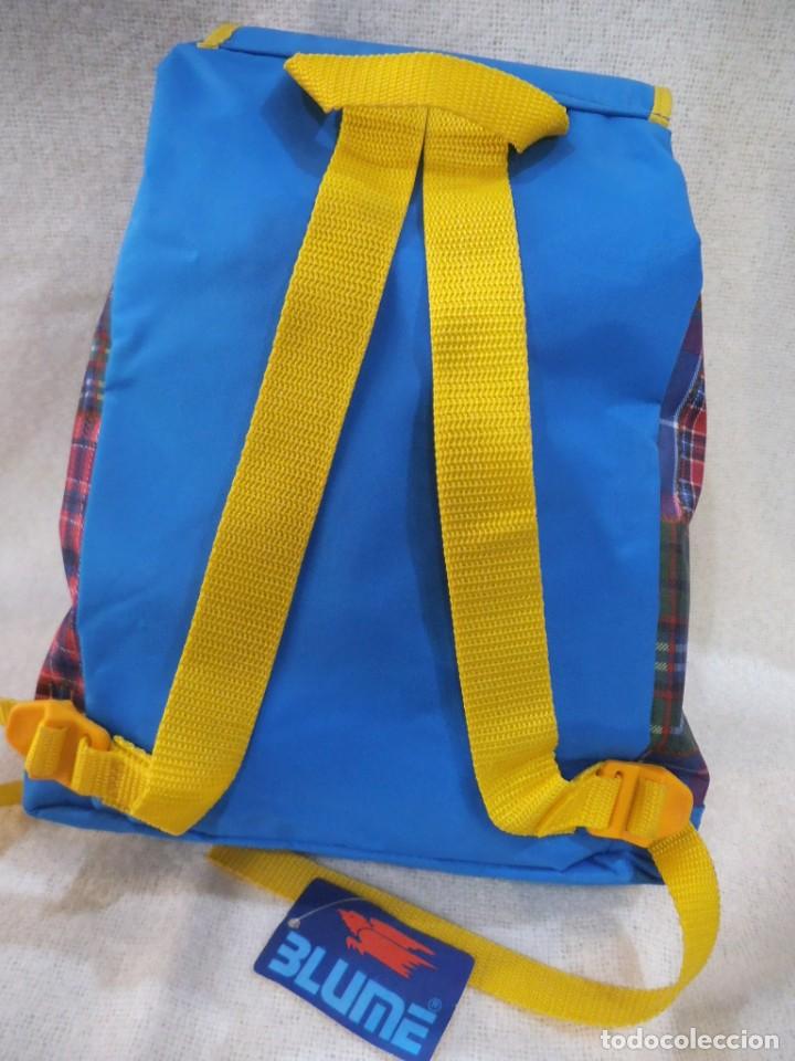 Vintage: MOCHILA - INFANT&Iacute;L ( SOLAPA AZUL ) - Foto 3