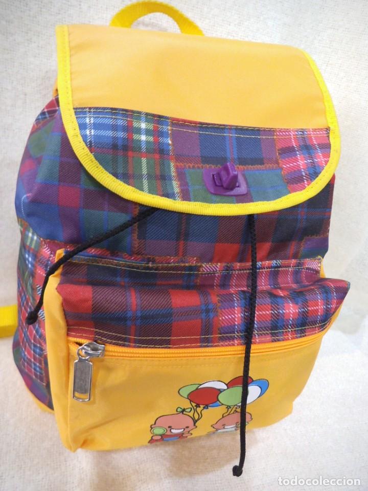 Vintage: MOCHILA - INFANT&Iacute;L ( SOLAPA AMARILLA ) - Foto 1