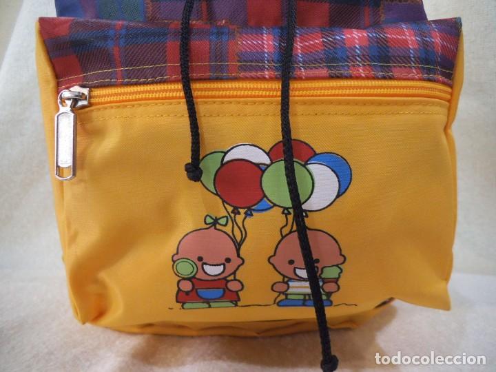 Vintage: MOCHILA - INFANT&Iacute;L ( SOLAPA AMARILLA ) - Foto 3