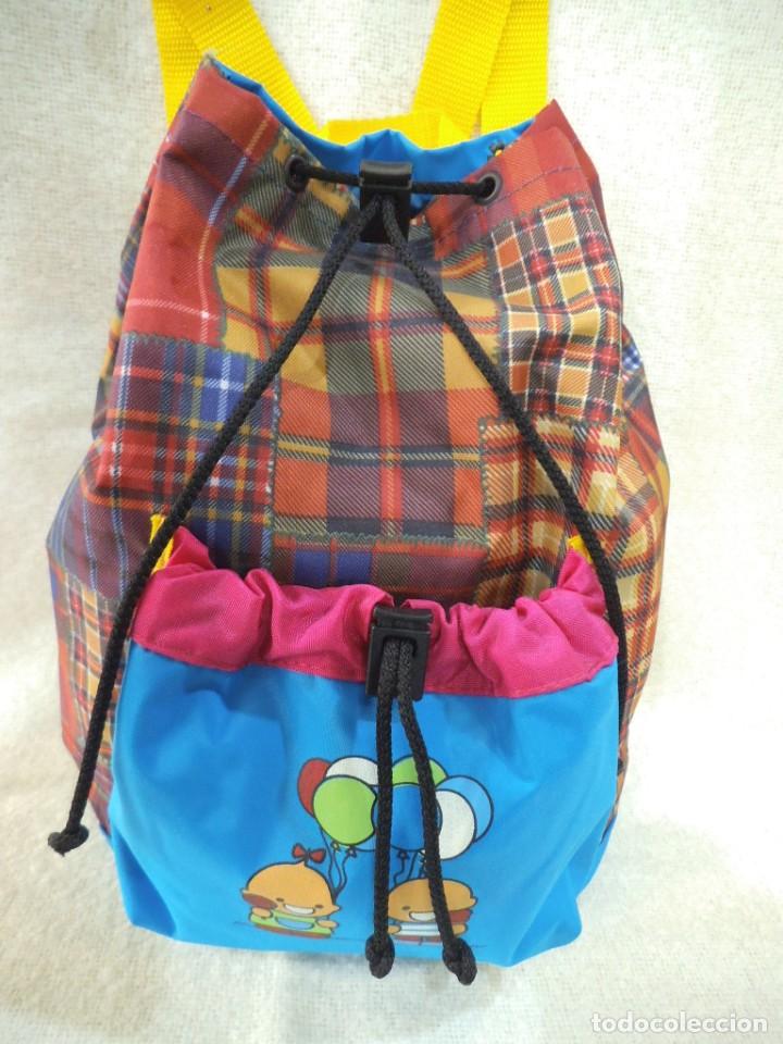 Vintage: MOCHILA - INFANT&Iacute;L ( SACO AZUL ) - Foto 1