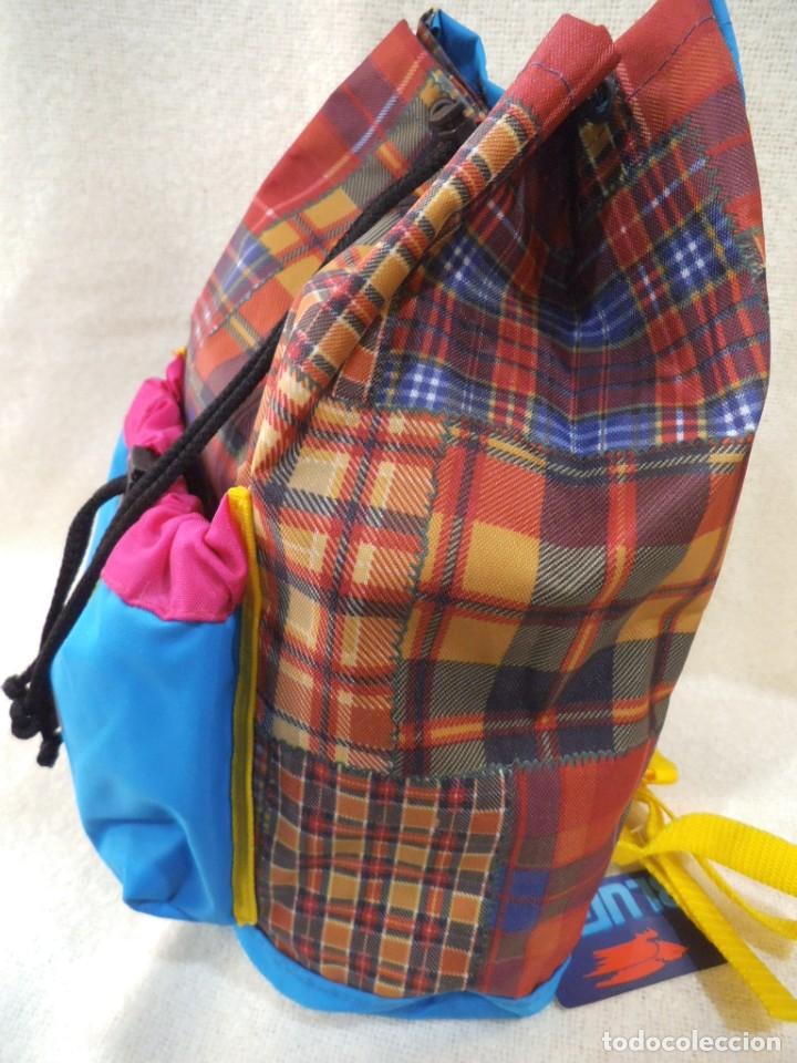 Vintage: MOCHILA - INFANT&Iacute;L ( SACO AZUL ) - Foto 2