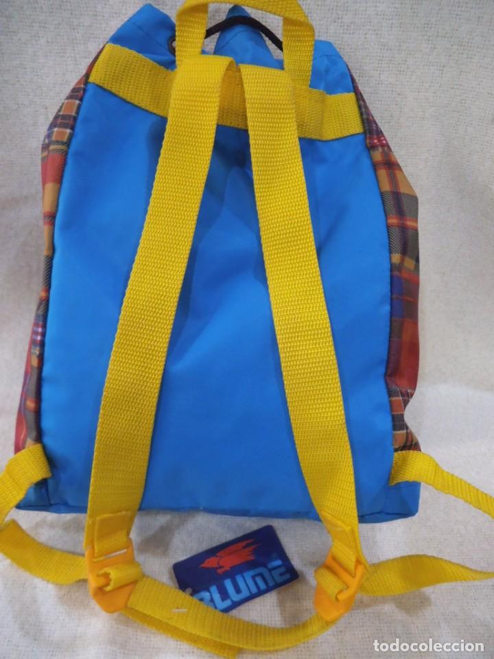 Vintage: MOCHILA - INFANT&Iacute;L ( SACO AZUL ) - Foto 3