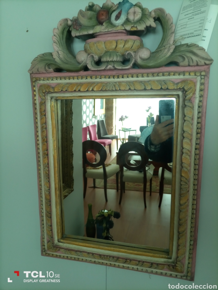 Vintage: Espejo decorado - Foto 1