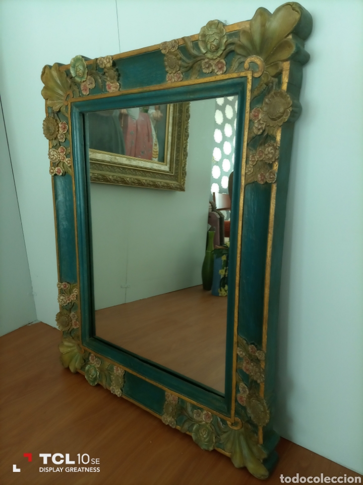 Vintage: Espejo decorado - Foto 2