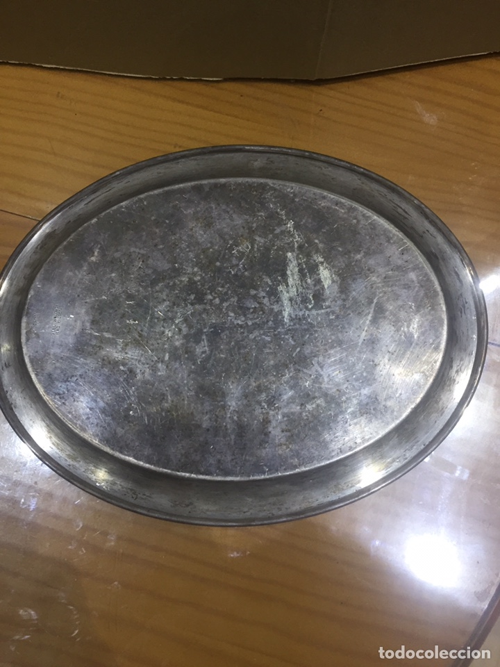 Vintage: Bandeja de alpaka - Foto 4