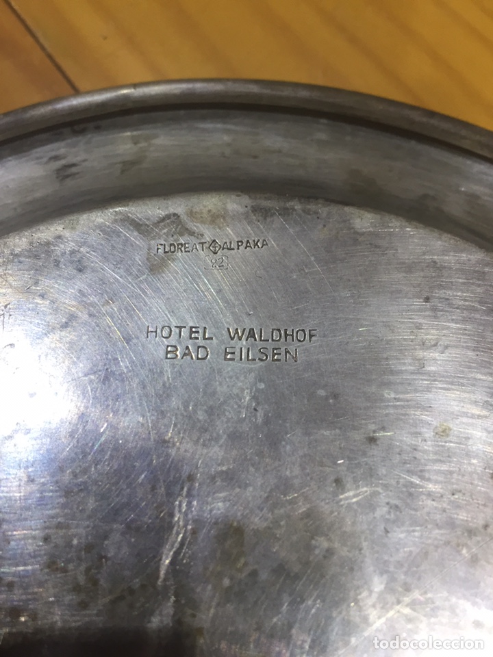 Vintage: Bandeja de alpaka - Foto 5