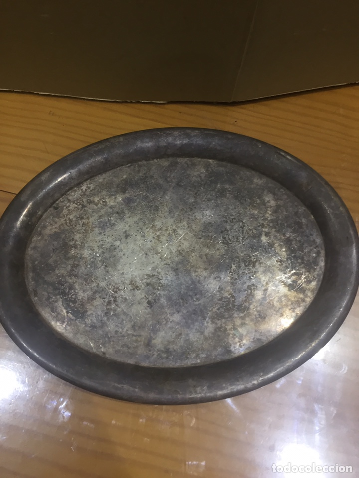 Vintage: Bandeja de alpaka